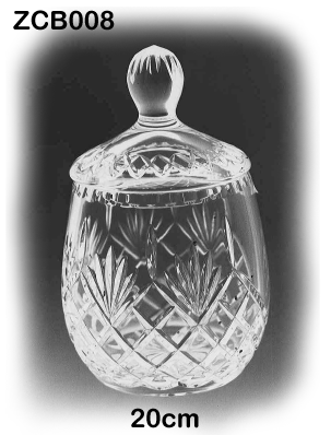 Cut Crystal Cookie Jar