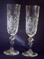 Cut Crystal Flutes