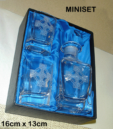 Mini Decanter & Two Shot Glasses