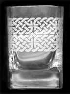 Shot Glass. Knot Band design